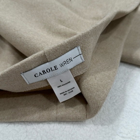 NWT Skirt Midi size L light tan light light khaki cargo packets - Picture 3 of 9